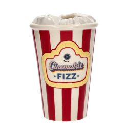 Vase Getränk mit Eiswürfeln Dolomit Cinematrix 11,5x11,5x17,2cm