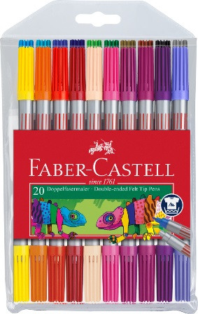 Faber-C. Doppelfasermaler 20er Etui