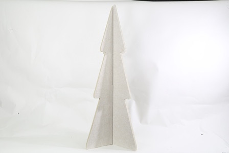 Tannenbaum Filz grau 16,5x29x0,8cm