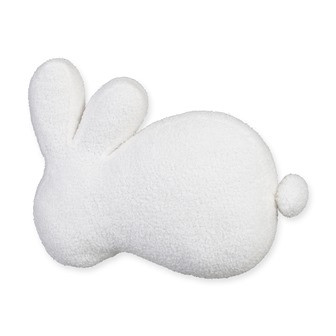 Kissen Hase weiss 40x30cm