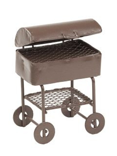 Grill II Deko Metall braun ca. 7cm