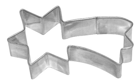 Ausstechform Komet 5,5cm Edelstahl PG rot