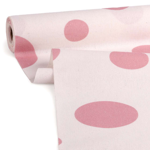 Tischband POLKA DOT 28cmx3m marmorrosa