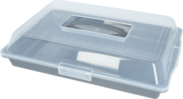 Kuchentransportbox Backer's Best rechteckig 30x44cm Kunststoff