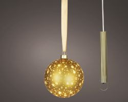 LED Kugel gold indoor D14cm