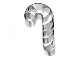 Ausstechform Zuckerstange 7cm, Edelstahl mit Innenprägung PG blau