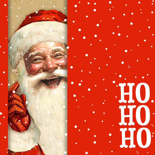 Serviette Atelier 33x33cm Happy Santa