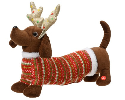 Hund braun 12x45x32cm