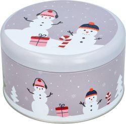 Gebäckdose Winter Market rund Größe M