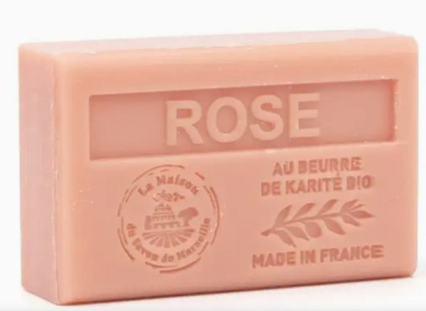 SHEA-BUTTER SEIFEN BIO 125g - ROSE