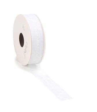 Band JUST MARRIED 15m x 25mm weiss