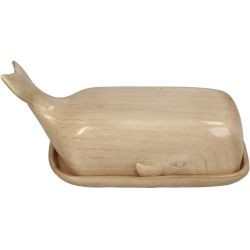 Aufbewahrungsdose Box Whale Dolomite braun 20,5x9,5x11,5cm