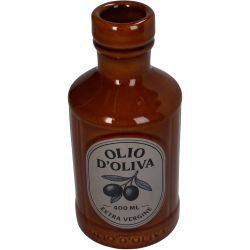 Vase Olio d'Oliva Feine Tonware terra 9,7x9,7x20,5cm