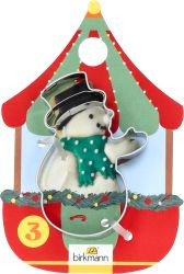 Ausstechform Schneemann 55cm auf Cardbord Edelstahl