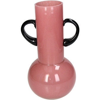 Vase Glas burgund 19x15,5x29,5cm