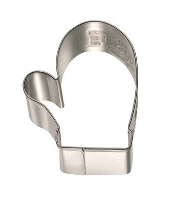 Ausstechform Handschuh 5cm, Edelstahl PG rot