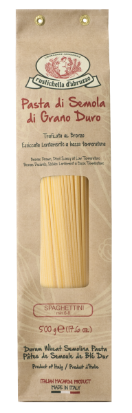 Ital. Pasta Spaghettini aus Hartweizengrieß 500g