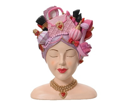 Topf pink 15.5x12.5x21.5cm
