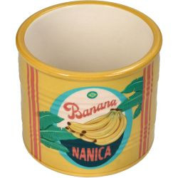 Topf Banane gelb 9,8x9,8x8,7cm