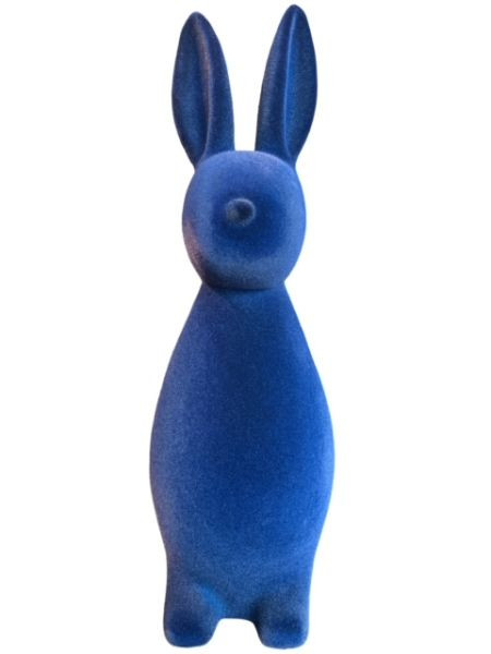 Hase dunkelblau 41cm