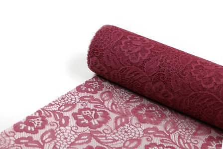 Tischläufer Sizolace Rose 30cmx5m raspberry