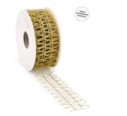 Band WAVE 38mmx10m gold