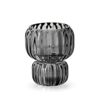 Kerzenhalter Glas smoke 7,5x6,5cm