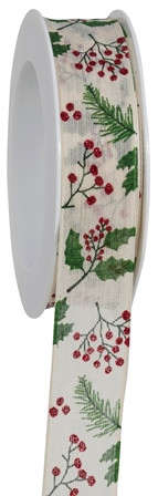 Band Waldfete 25mmx18m creme