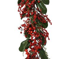 Girlande Big Berry rot 180cm