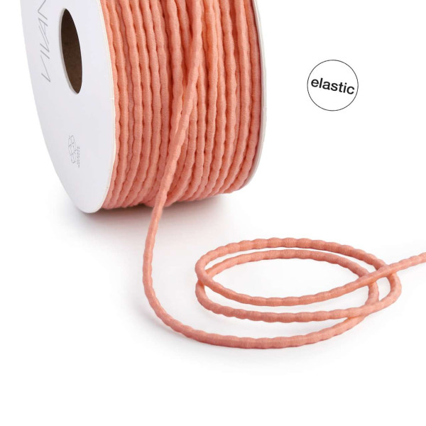 Kordel BUBBLE ELASTIC 3mmx20m pfirsich