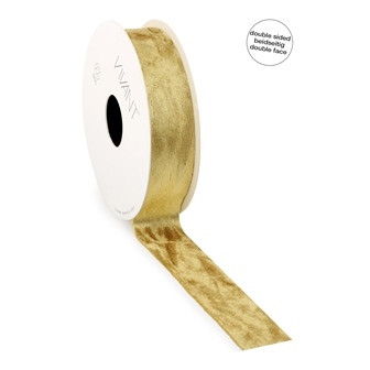 Band VELVET ICE 25mmx5m Fb.51 gold