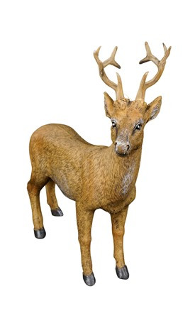 Hirsch hellbraun 16x5x15cm