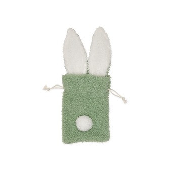 Geschenkbeutel Hase Teddy salbeigrün