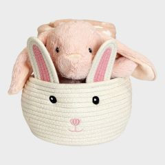 Geschenkkorb m. Tiergesicht 25cm/90x75cm rabbit