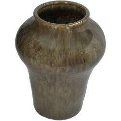 Vase Steingut grün 20x20x26,5cm