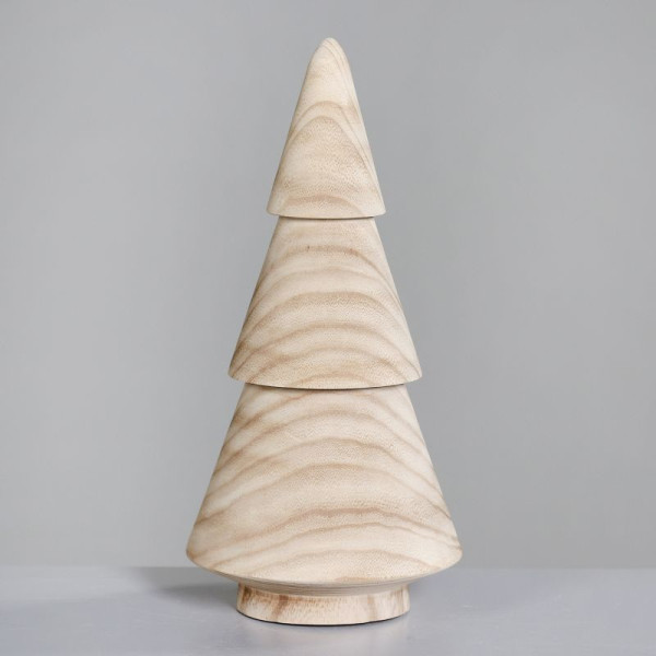 Tannenbaum Holz weiss 35cm