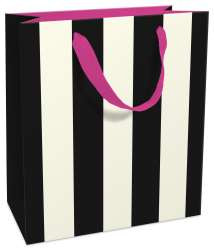 Tasche 17x17x8cm Big Stripe graphit
