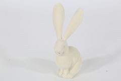 Hase Langohr weiß 5,5x7x13,5cm