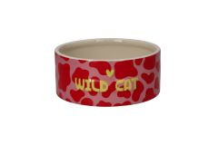 Futternapf Wild Cat pink 17x17x7cm