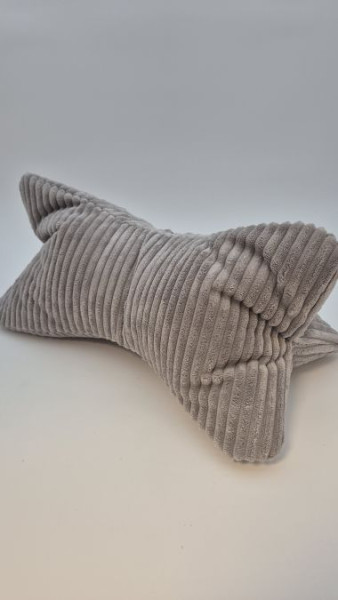 Leseknochen Shara 42x22cm 003 grau