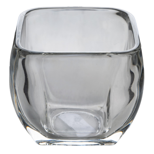 Vase Votive Glas klar M 10,6x10,6x9,6cm