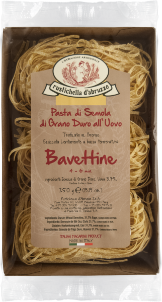 Ital. Pasta Bavettine Eierbandnudel i.Nestern gelegt 250g