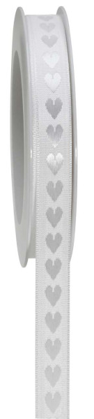 Band Heart Bliss 15mmx18m weiss