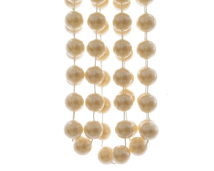 Perlenkette creme 2x270cm