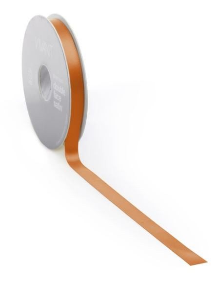 Band Premium DF-Satin 50mx3mm Fb.58 Cognac-Warm Orange