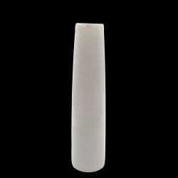 Vase ROD Glas M grau 30x7cm