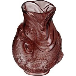 Vase Fisch Glas orange 20,5x13x30cm