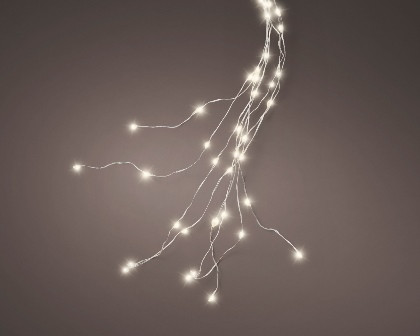 Micro LED bunch lights outdoor 100cm 320L silver/warm white