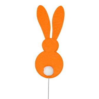 Stecker Filz Hase Fb.969 orange