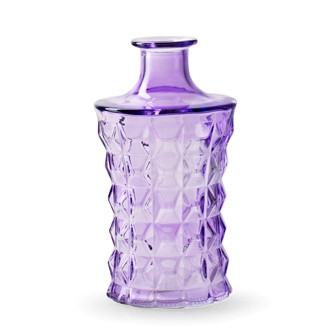Vase Glas lila 19x11cm
